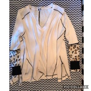 Free People Lovin Leopard Oversized Thermal